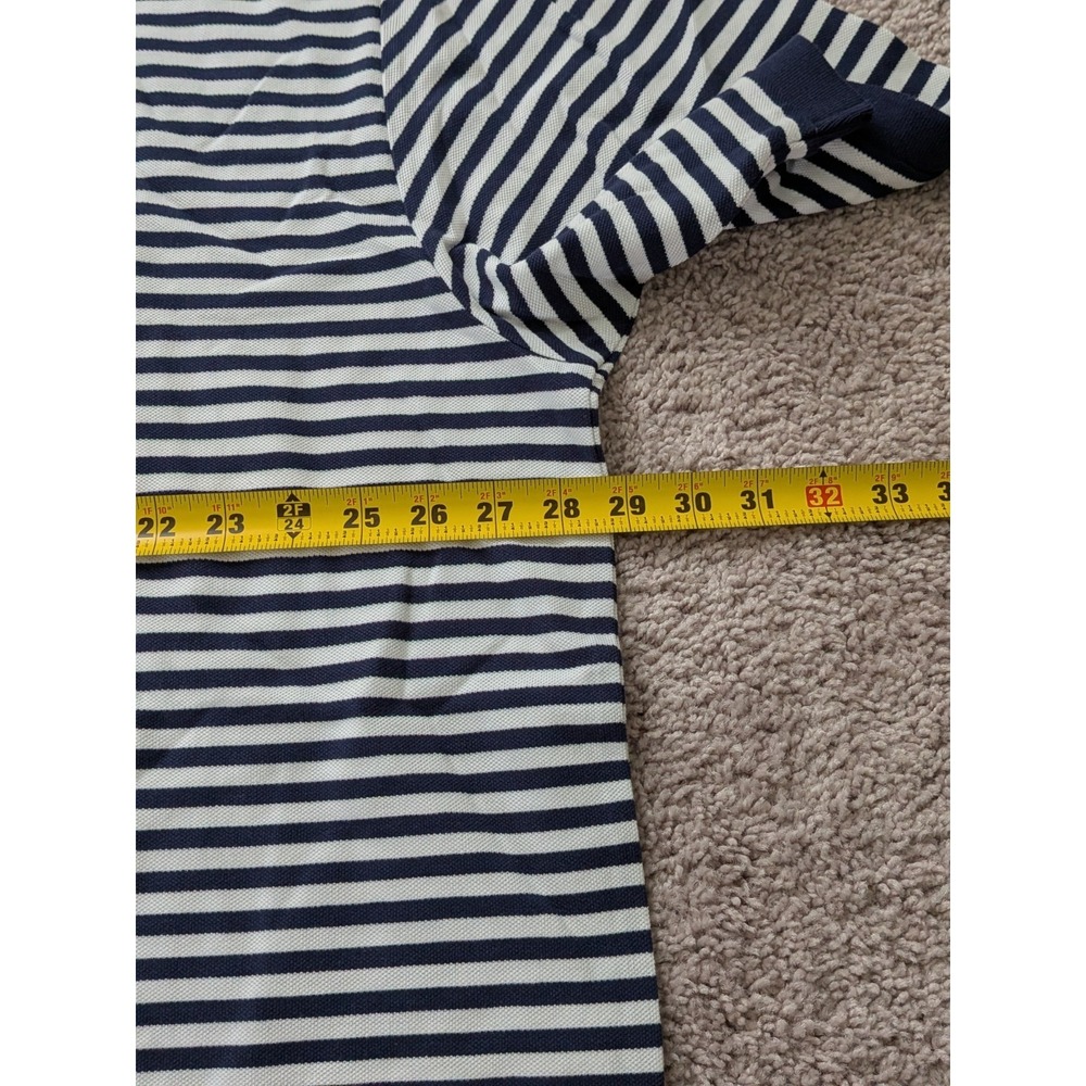Polo Ralph Lauren Striped Polo Shirt Navy White Short Sleeve Men 3XLT NWT Preppy - Picture 8 of 8